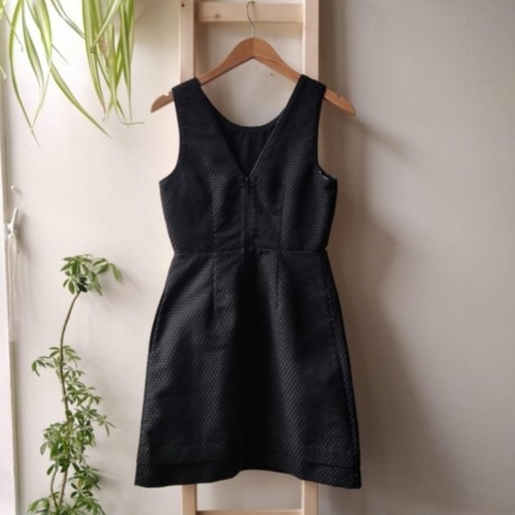 Madewell Black Sparkly Lowlight Sleeveless Black Dress Size 2 - Picture 3 of 7